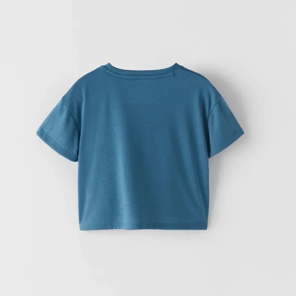 ZARA Kids | Blue | GYM CROP TOP